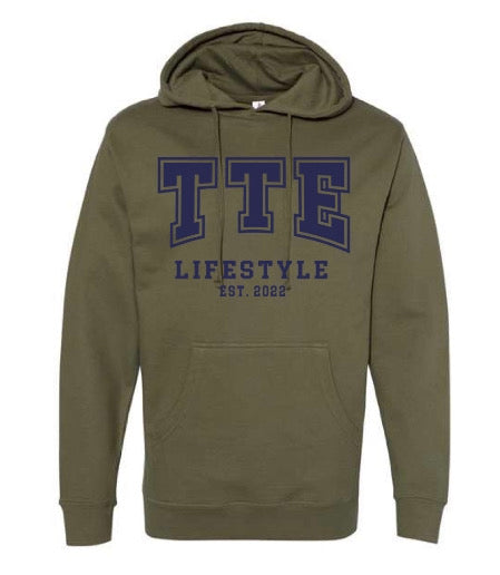 Varsity Olive Hoodie